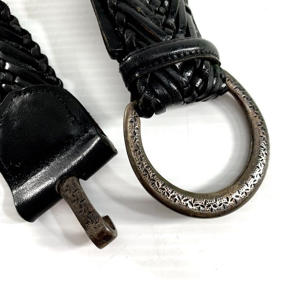 Chicos Womens Belt Size Small Black Leather - Picture 2 of 7